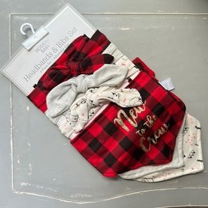 Modern Baby - Set of 3 Headbands and Bibs